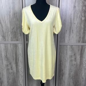 New! Love Connection Yellow Arietta Shift Dress Women's M